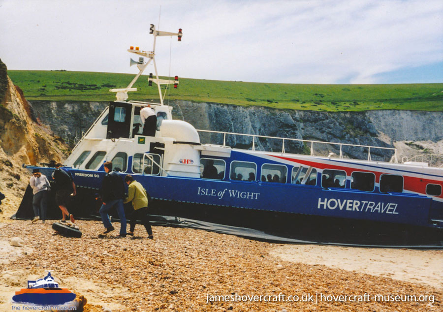 AP1-88 hovercraft promotional day by BHC -  (credit: The <a href='http://www.hovercraft-museum.org/' target='_blank'>Hovercraft Museum Trust</a>).